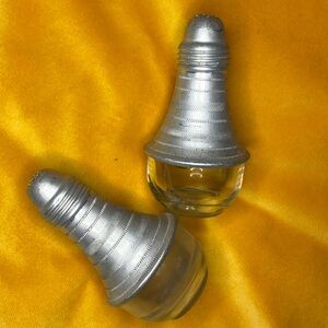 Vintage 1950s Mid-Century Modern (MCM) "Atomic" Salt and Pepper Shakers